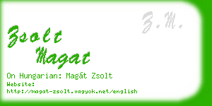 zsolt magat business card